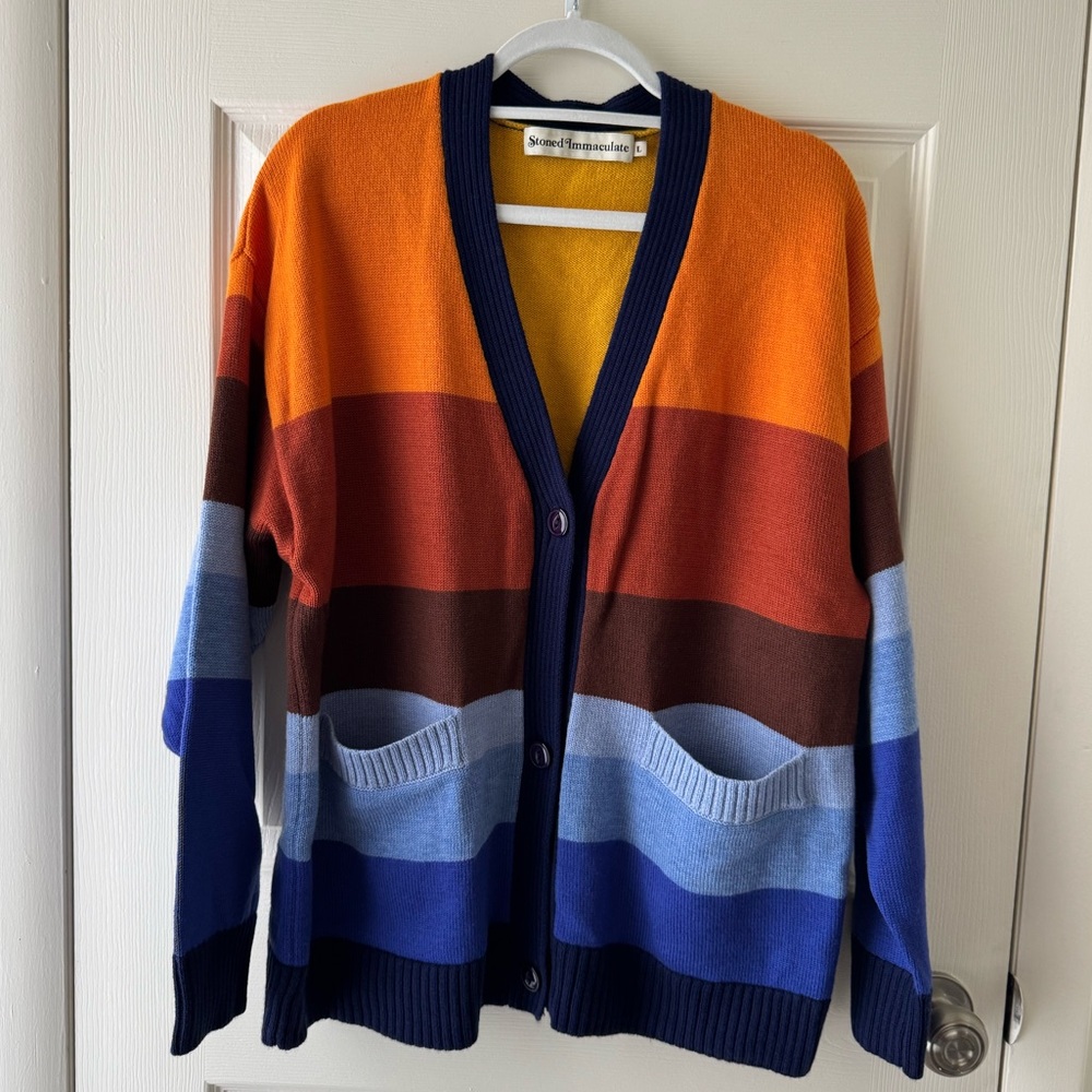 Stoned Immaculate California Dreamin’ Cardigan, size l - Picture 2 of 14